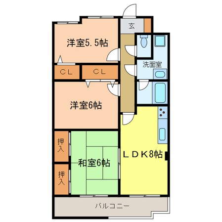 パークヒルズ千代田の物件間取画像